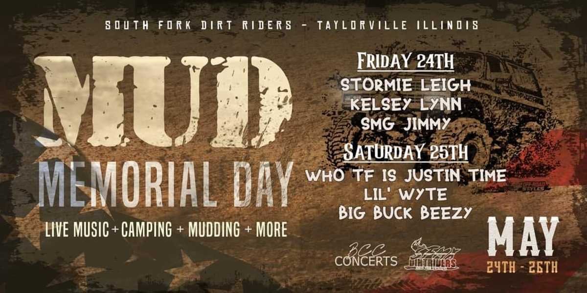 Mud Memorial 2024 Full Weekend GA Pass BCC Concerts